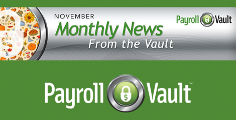 News from the Vault - November 2025 Payroll Vault Newsletter